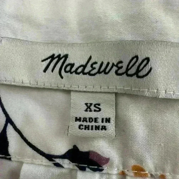 Madewell Square-Neck Top in Sweet Blossoms (X4) - Picture 8 of 8